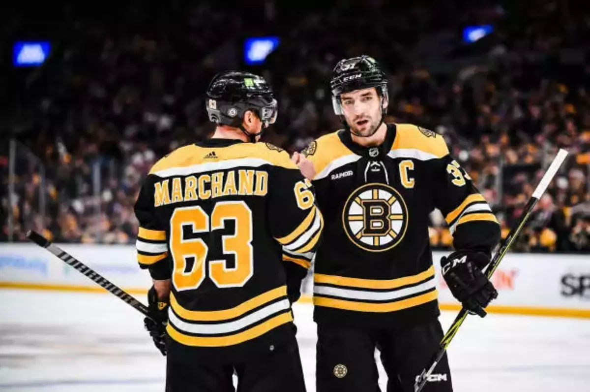 Patrice Bergeron Draws the Line at Panthers Jersey for Brad Marchand